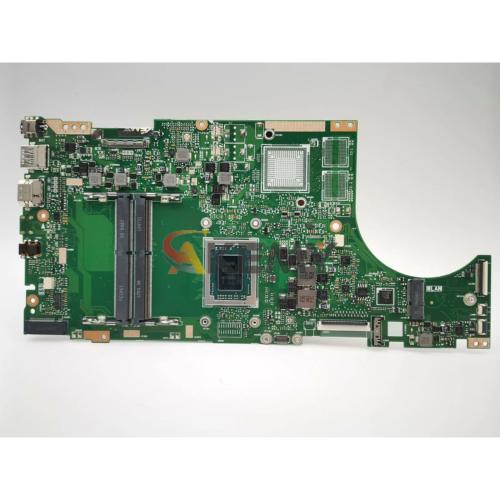 Placa base para ordenador portátil X510QR para ASUS VivoBook A510Q X510QA F510Q X510Q X510QR V580Q con CPU A10 A12 100% pruebas OK stk