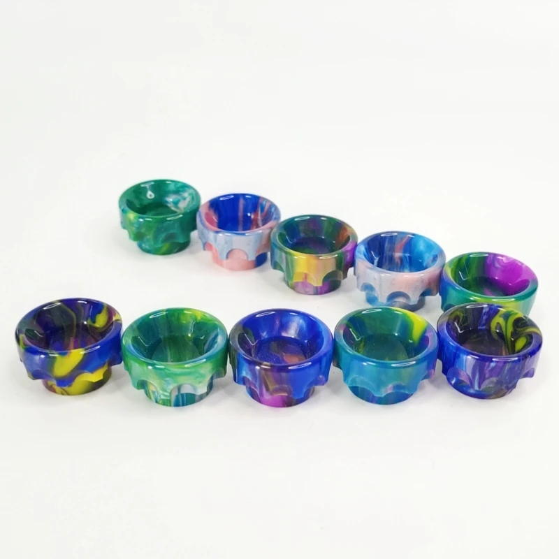 

5 шт. 810 насадка для капель без резинового кольца, соломенный соединитель из смолы, разные цвета