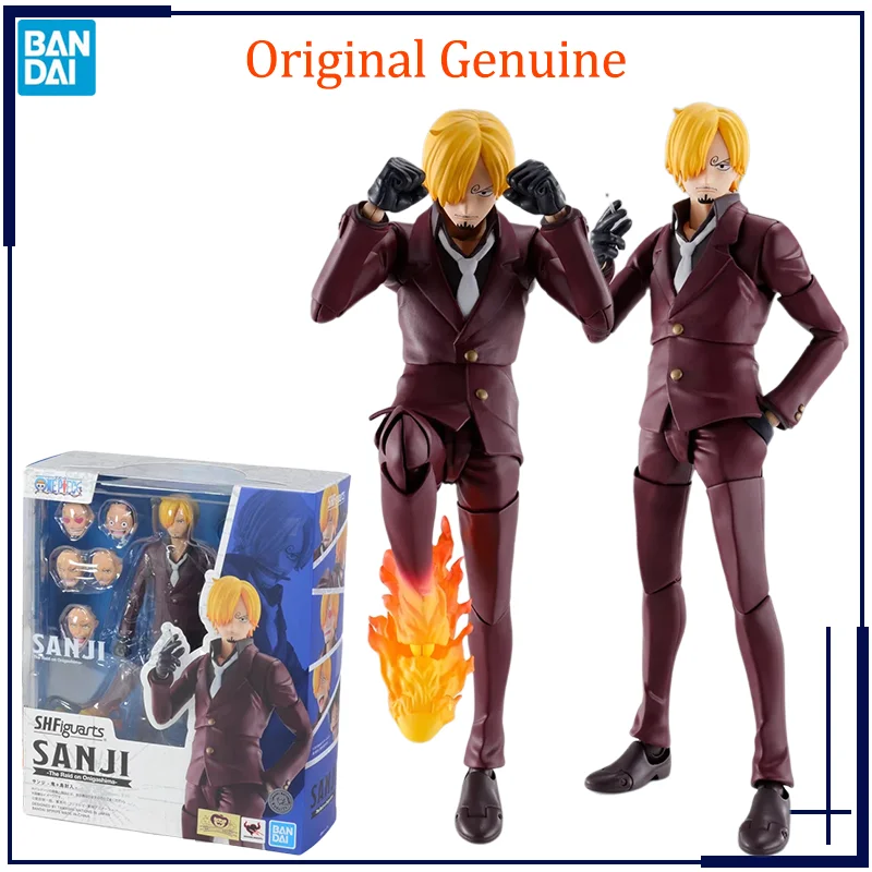 

Original Genuine S.H.Figuarts SHF ONE PIECE SANJI Bandai Anime Model Toys Action Figure Gifts Collectible Ornaments Boys Kids