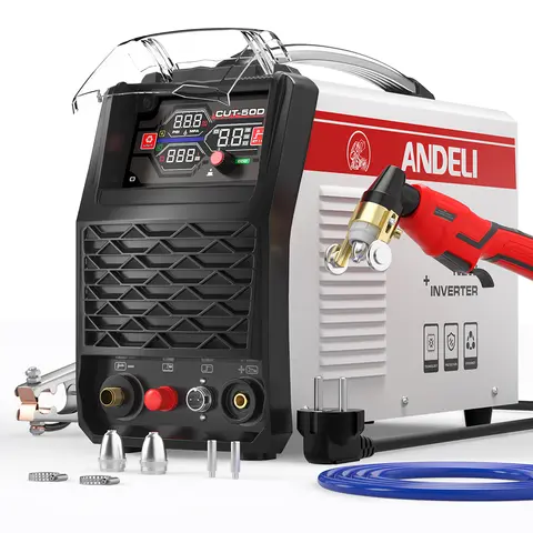자세히 둘러보기 ANDELI 220V 플라즈마 커터 50A HF 파일럿 아크 비터치 절단 2T/4T IGTB 인버터 플라즈마 절단기 금속 절단