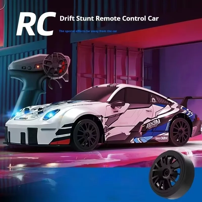 

911 AE86 High-Speed Remote Control Car Four-Wheel Drive Racing Light Drifting Car Racing Simulation Model Toy Holiday Gift
