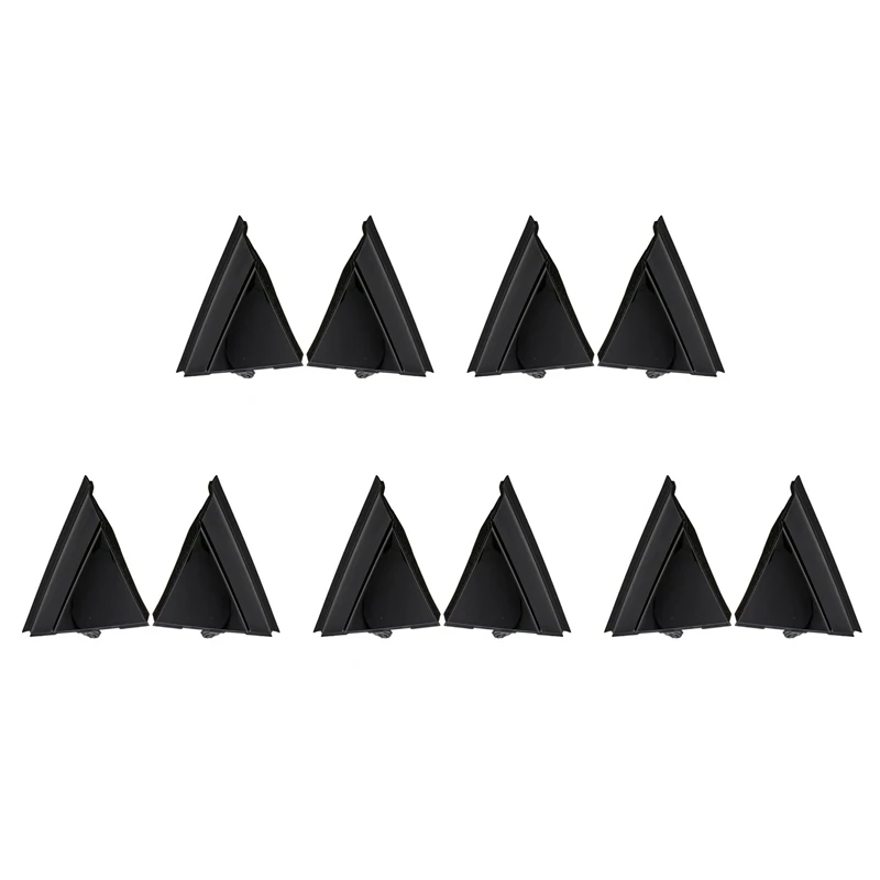 10X Car Left & Right Door Mirror Flag Cover Molding Triangle Cover For FIAT 500 2012-2019 1SH17KX7AA 1SH16KX7AA