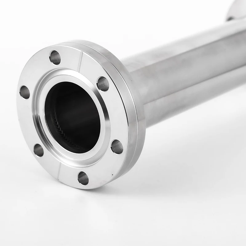 100-200mm 長さ CF16 CF25 CF35 CF50 真空ストレートパイプ 304 ステンレス鋼フランジクイックマッチフィクスチャストレートパイプ継手