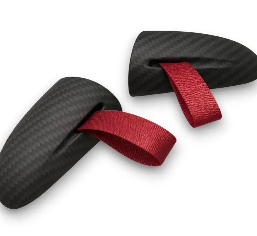 

Matt Carbon Fiber GT3RS Style Interior Door Pull Handle Replacement for Porsche 997 987 Cayman Boxster with 3 Color Straps