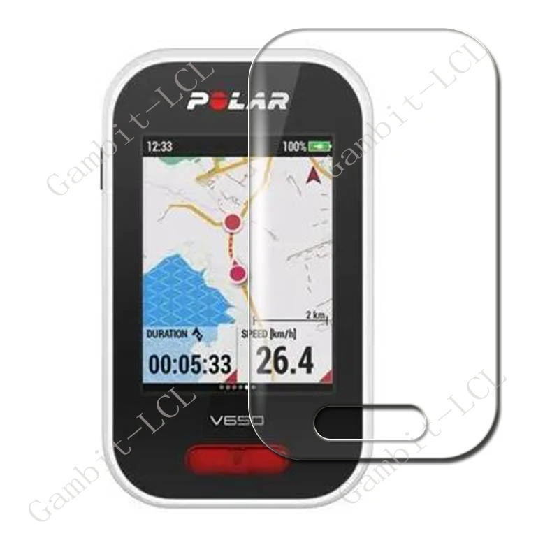 HD Full Hydrogel Film For Polar V650 HR EMEA GPS Bike Cycling Computer Bycicle Riding Sport Protective Screen Protector Cover