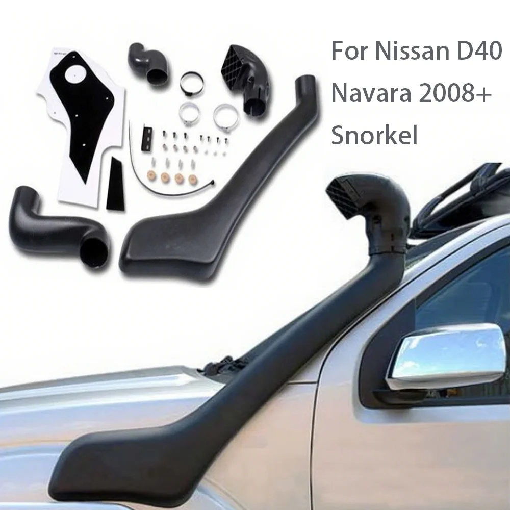 Auto Air Intake Snorkel Kit For NISSAN Navara D40 2008+ 2010+ Off Road 4x4 Exterior Auto Parts Wader Breath Hose Tube