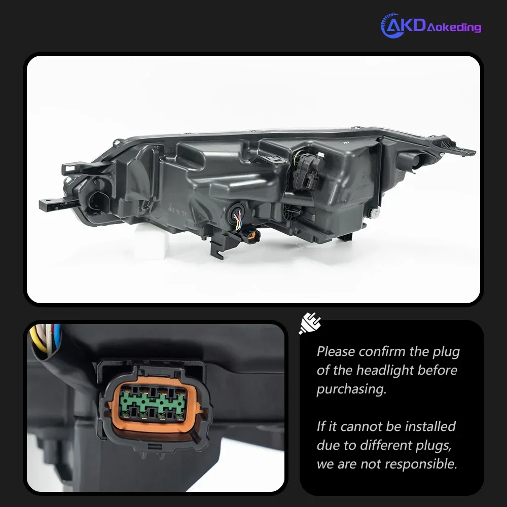 Car Lights for Nissan Qashqai LED Headlight 2017-2020 Headlights Qashqai DRL Turn Signal High Beam Angel Eye Projector - view 4