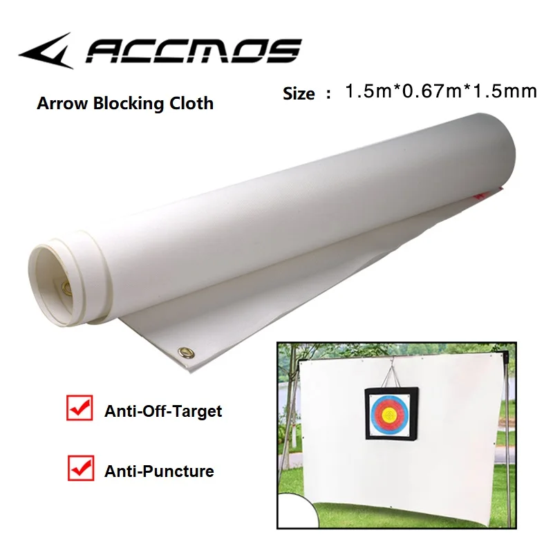 

Archery Arrow Blocking Cloth Stopper 1.5mx0.67m x1.5mm for 50-60Lbs Bow Outdoor Compound Bow Shooting