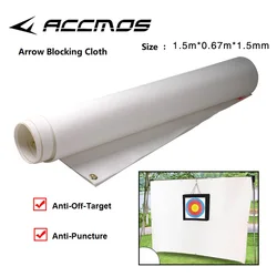 Archery Arrow Blocking Cloth Stopper 1.5mx0.67m x1.5mm for 50-60Lbs Bow Outdoor Compound Bow Shooting