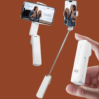 Portable Folding Selfie Stick 360° Rotation Holder Mobile Phone Stand For Outdoor Camera Photo Retractable Phone Selfie Stick