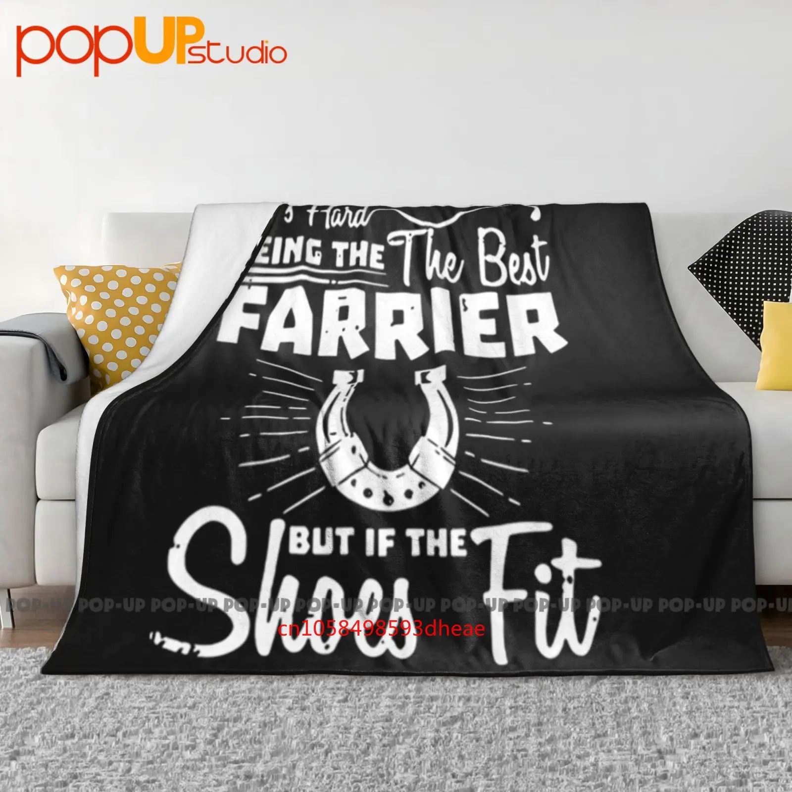 Es difícil ser el mejor farrier pero si los zapatos se adaptan a manta ultrasuave, colcha, funda de sofá de invierno, fundas de cama