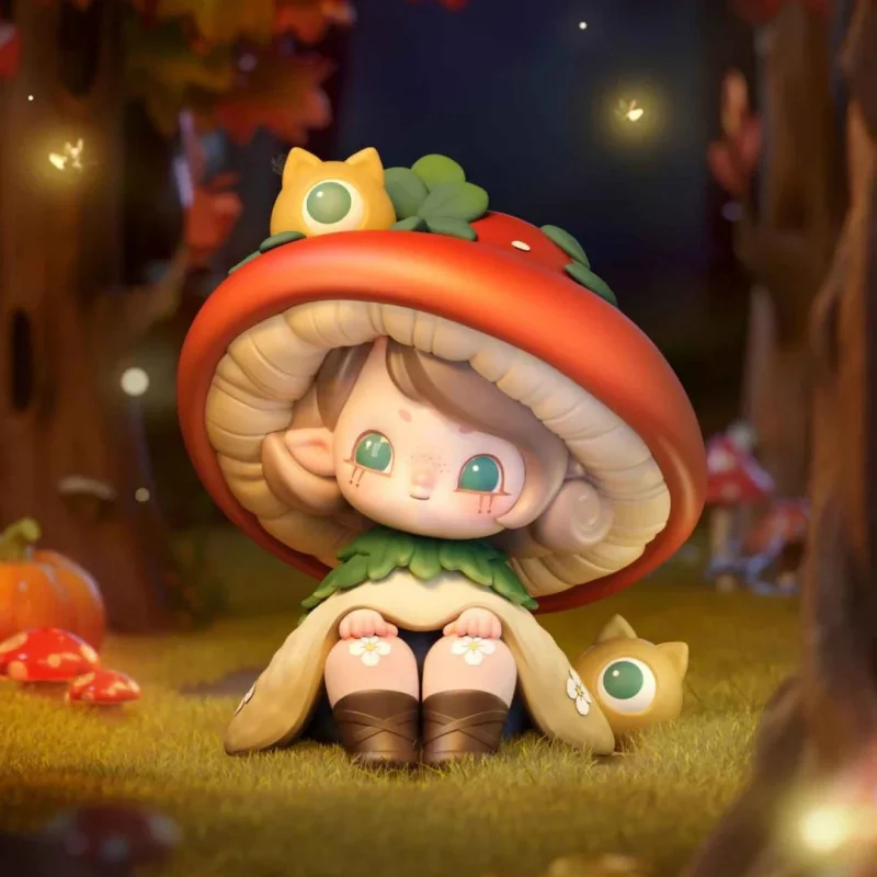 

Letsvan Impopo Pix Hidden Night Collection Series Blind Box Mystery Box Figure Tide Trendy Play Desktop Ornaments Kawaii Gift