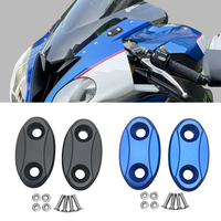 Motorcycle Windscreen Mirror Cap Driven Eliminators Cap Mirror Hole Cover For BMW S1000RR S 1000 RR S1000 RR 2009-2019 2017 2018