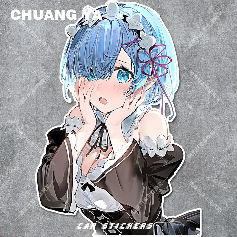Anime Decor Vinyl Car Sticker Waterproof Decal Scratch Cover For Electric Motorcycle Auto Body Personalized Decor