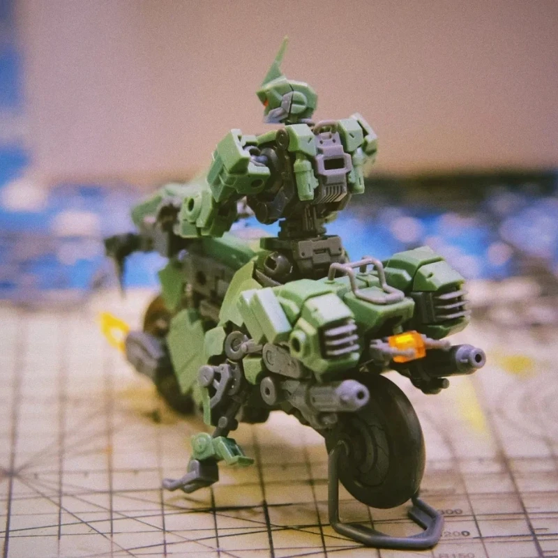 Número 57 1/24 fantoche blindado caça fang figuras de ação montagem modelo kit transformando mecha brinquedo desktop ornamento menino presente