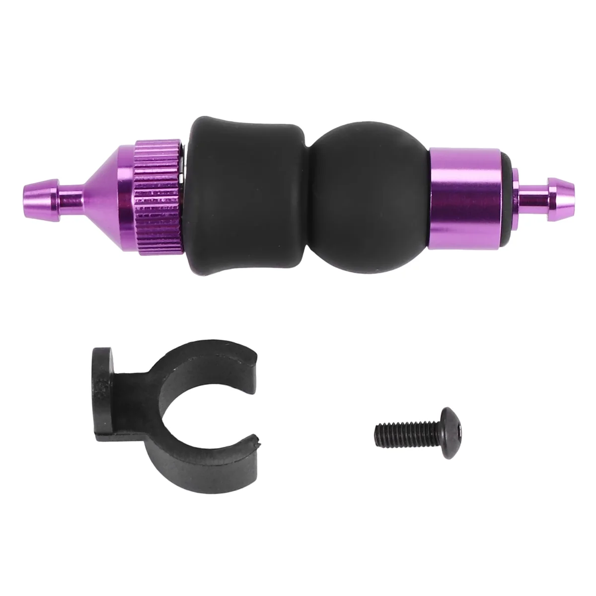 Fuel Filter Nitro Engine Parts Fuel Tank Spare Parts for 1/8 1/10 RC Model Car HSP Kyosho Redcat Himoto HPI,Purple