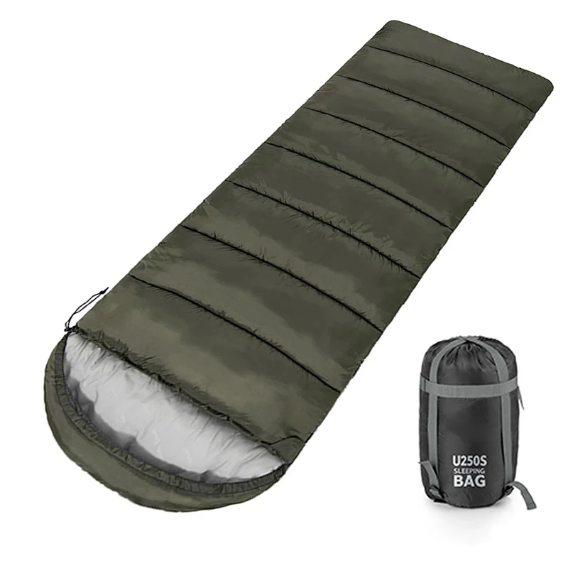 Sleeping Bag Ultralight Winter Cotton Warmth Double Person Sleeping Bag Spliceable Camping Sleeping Bags