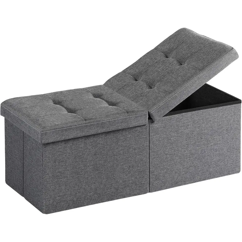 

35-дюймовая скамья-пуф для хранения, пуф с отсеком для хранения, прикроватная скамья-столик для гостиной, спальни, прихожей, гардеробной