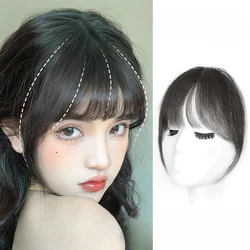 Mini Fake Air Bangs Hair Clip Hair Extensions Hair Styling Tools Fake Fringe Natural False Hairpiece Women Girls Clip in Bangs