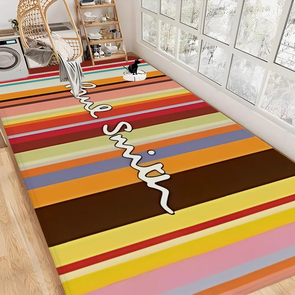 

S-Smith Fashion P-Paul Floor Mat Non-Slip Laundry Room Mat Laundry Decor Balcony Child Living Room Household Carpets