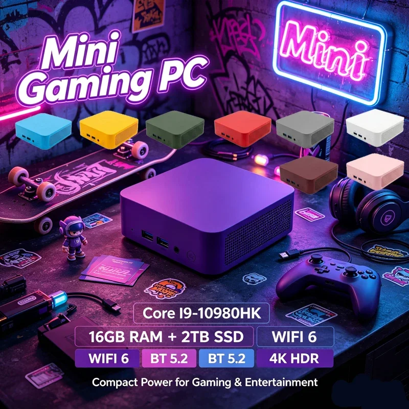 Mini PC Core i9 16GB RAM 2TB SSD Windows 11
