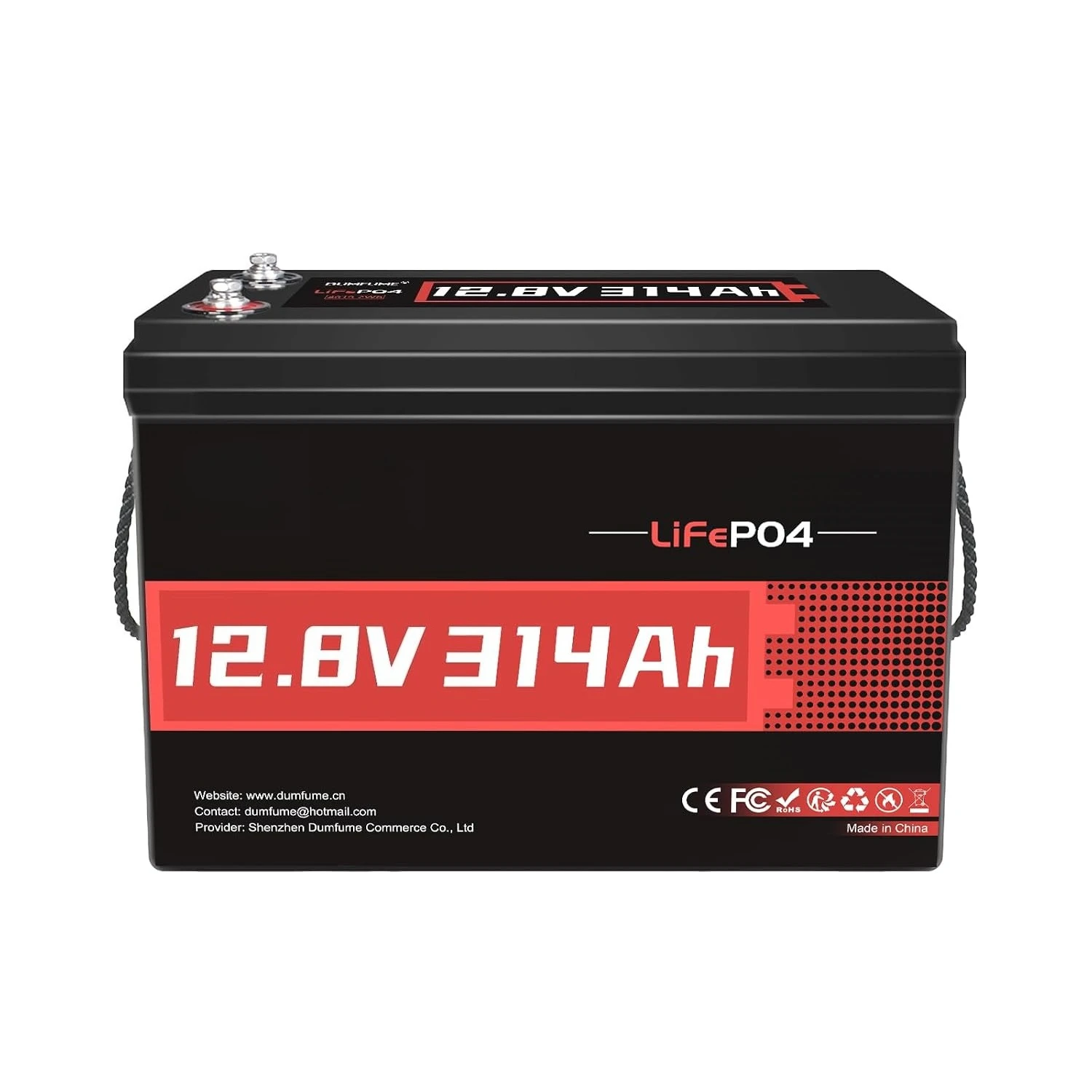 12V 300Ah (314Ah) Lithium LiFePO4 Battery With 200A BMS | 4019Wh High Capacity,15000+ Deep Cycles,Low Temp, Customized