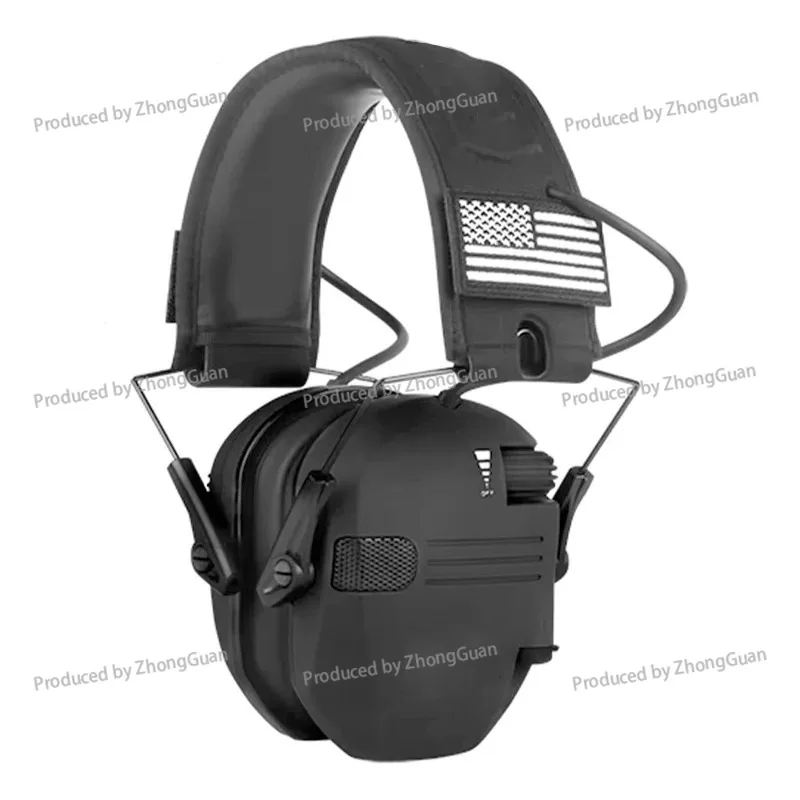 Outdoor Headphones Intelligent Sound Isolating Noise Reduction Earmuffs Tactical Sound Isolating Digital Protective