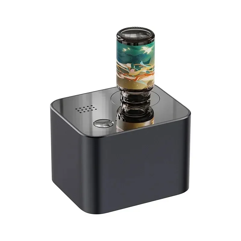 Безводный диффузор для ароматерапии, диффузор эфирного масла, холодный туман, 2200 мАч, портативный на батарейках для путешествий, дома, йоги, офиса