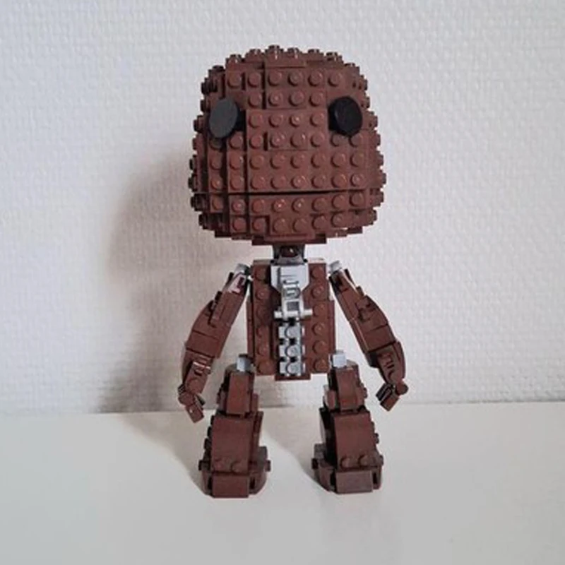 478pcs MOC Sackboy Model Building Blocks Toy Construction Christmas Gift Brick Collection Assemble Craft DIY Display Birthday
