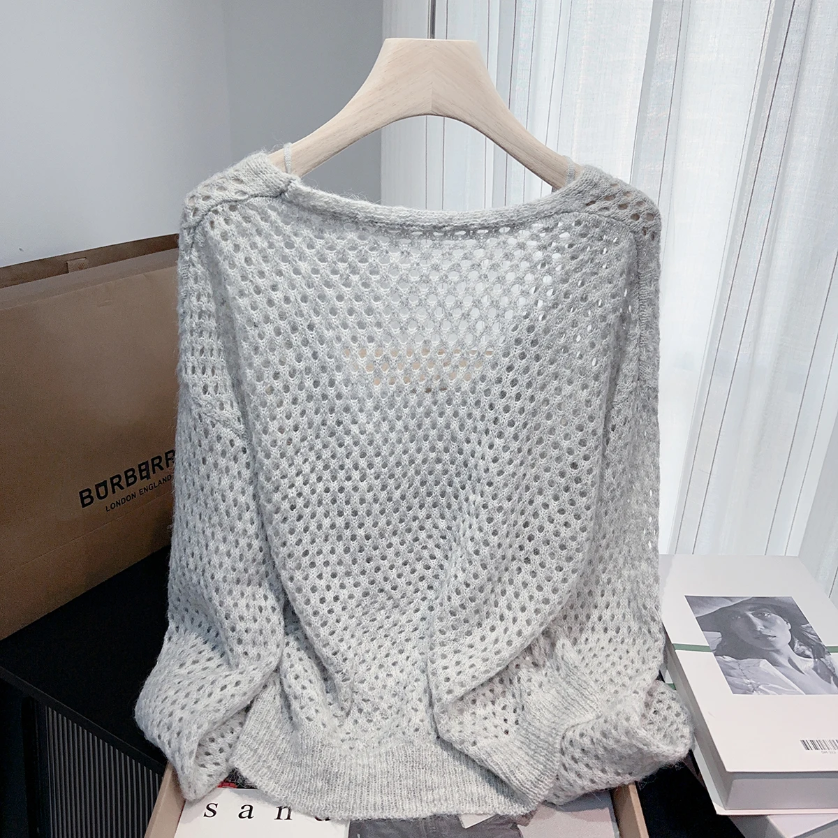 Ce Au Lait الجوف خارج محبوك irt النساء أوائل الخريف بو راي البريد irt Haome قطعتين مجموعة أنبوب مستقيم تخفيف