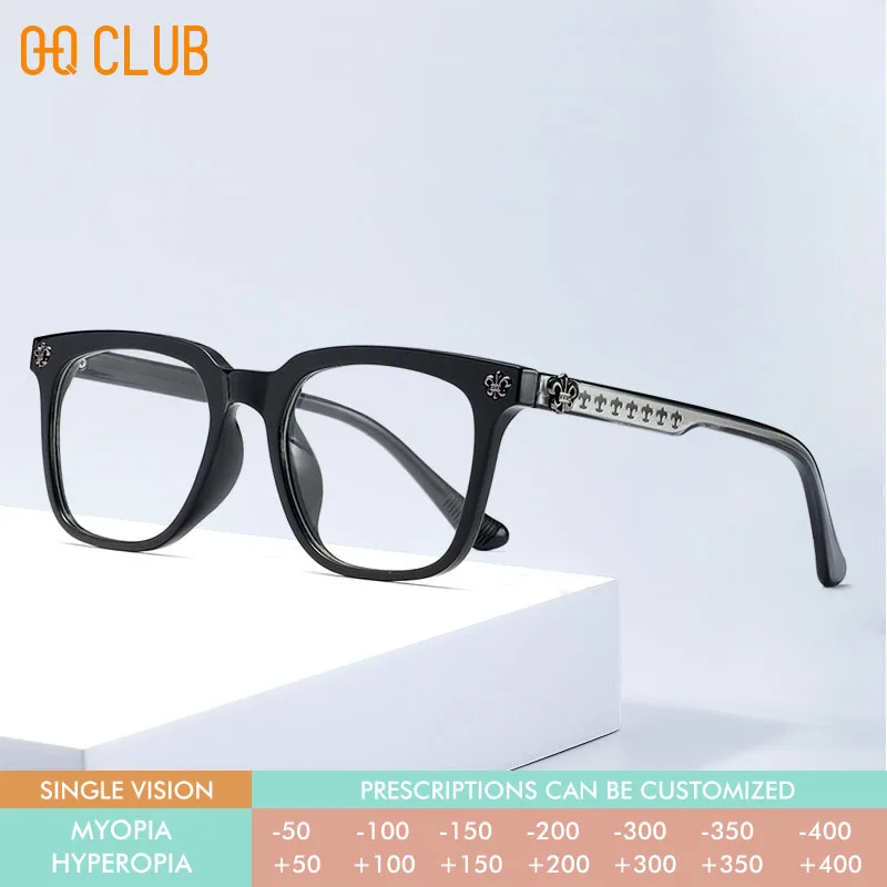 O-Q CLUB Lunettes Myopia Glasses Women Sunglass Men Transparent Eyepieces for Reading Eyeglass Frames Graduated Lenses to Read