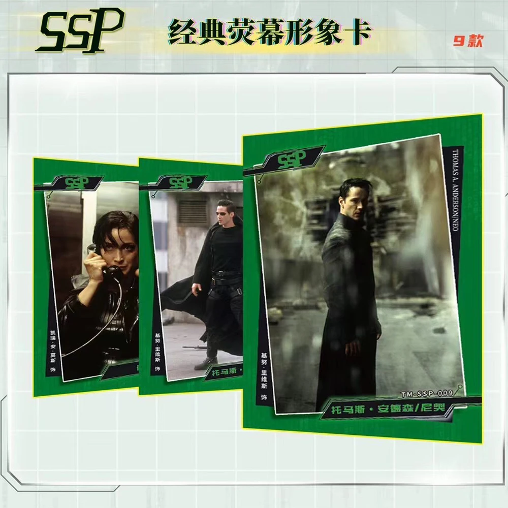 The Matrix Collection Cards Booster Box Movie Character Trinity Neo Exquisite Peripheral Rare Game Card Kids Hobby Toy Gift