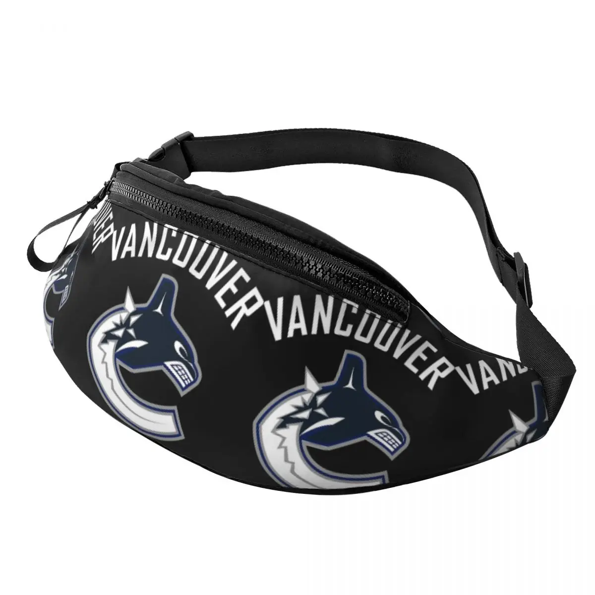 

Vancouver Hockey Canucks Essential Active Waist Bag for Women Men Crossbody Fanny Pack Running Phone Money Pouch