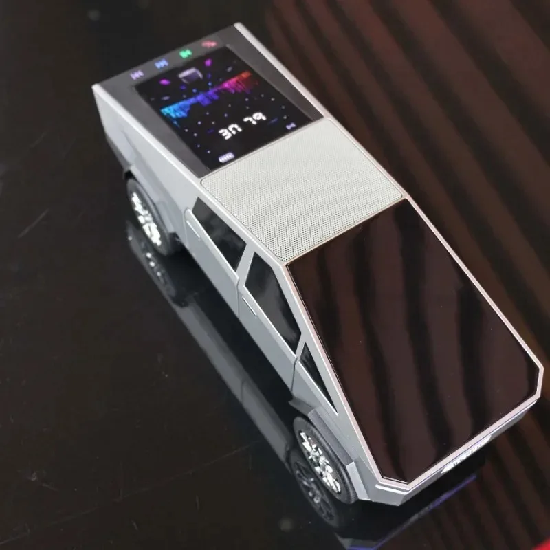Cybertruck Wireless Bluetooth Speakers with LED Lights and USB