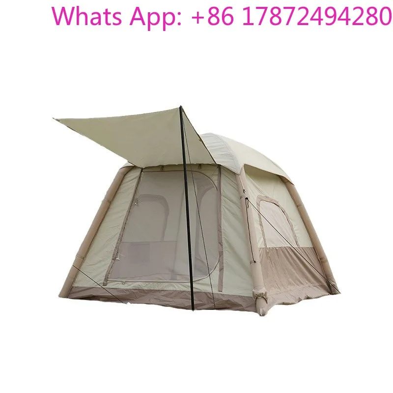 New home outdoor leisure, camping automatic inflatable tent, outdoor sunscreen portable folding two-in-one
