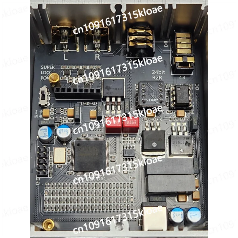 R2R Decoder V3.0 Resistor Array Decoder. Supports Coaxial/TypeC/square Port USB/QCC5125 Bluetooth/HDMI IIS Input