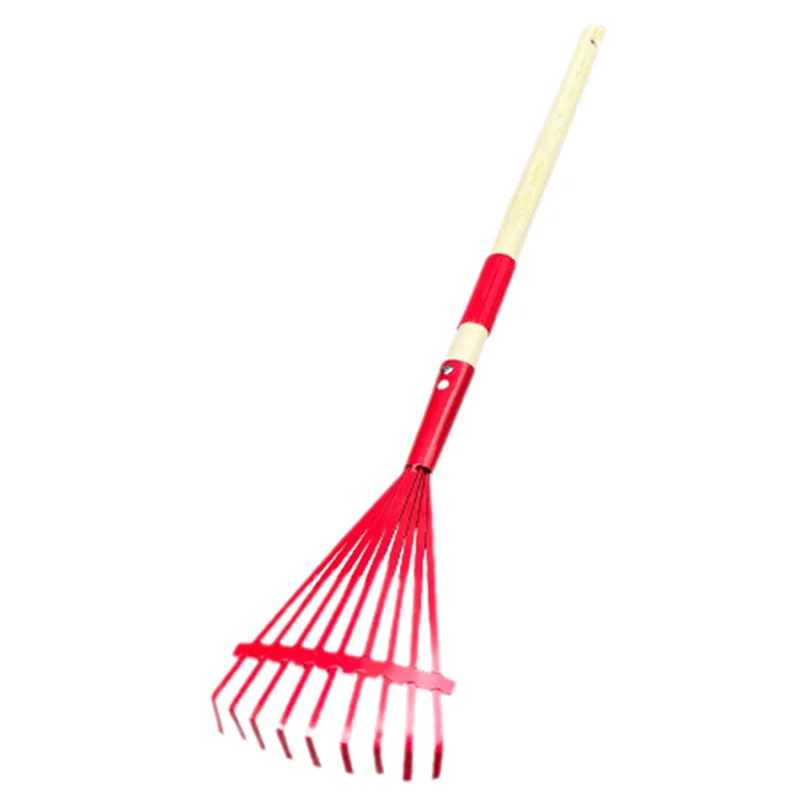 EYFL-Children's Rake With Hardwood Handle And Cute Rake For Children, Garden Tool For Children Over 3 Years Old