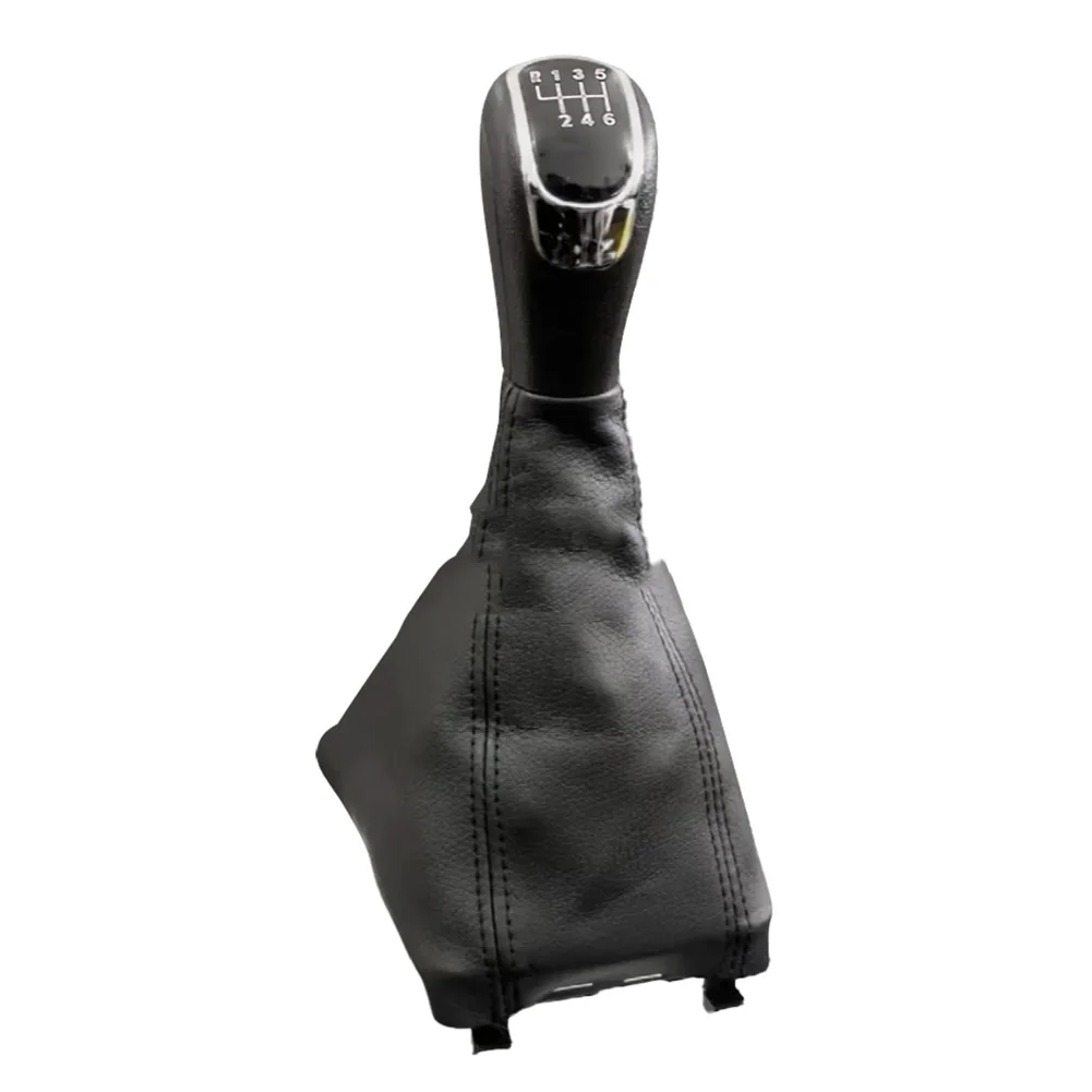 

/Black /5 /6 Manual Gear Shift Knob With Boot For Skoda Superb MK2 II For Octavia 3T0711113 Car Interior Shifter Head Replacemen