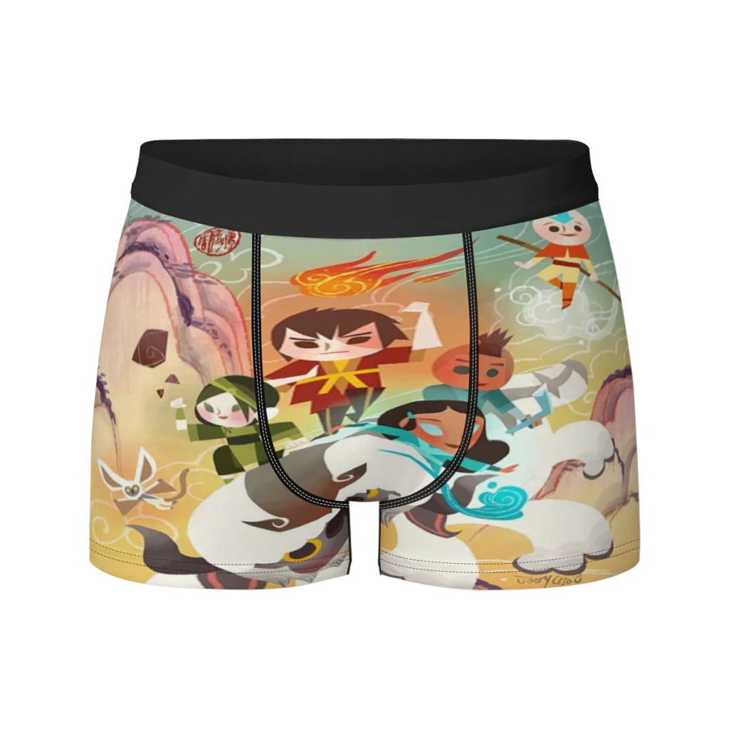 

Classic Anime Avatar The Last Airbender Boxer Men's Panties Underpants Male Breathable Man Boxershorts Underwear For Men