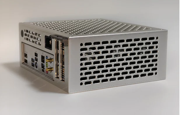 V40 싱글 슬롯 로우 프로파일 GPU: RTX 4060 및 300W 내장형 PSU, 미니 PC 플러그 앤 플레이 업그레이드 키트 썸네일 3
