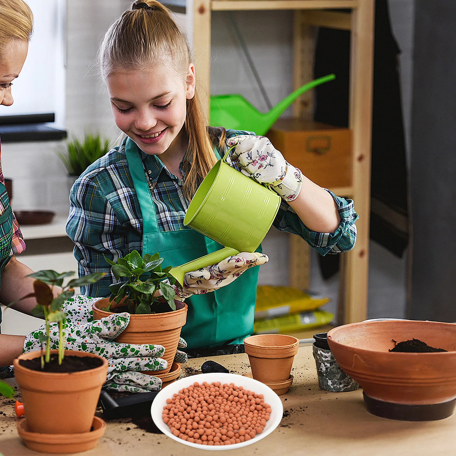 

Hydroponic Flower Earthenware Ceramsite 2 Bags Surface Decoration Soil Tool Cultivation Stone Gardening Decor Bonsai Substrate