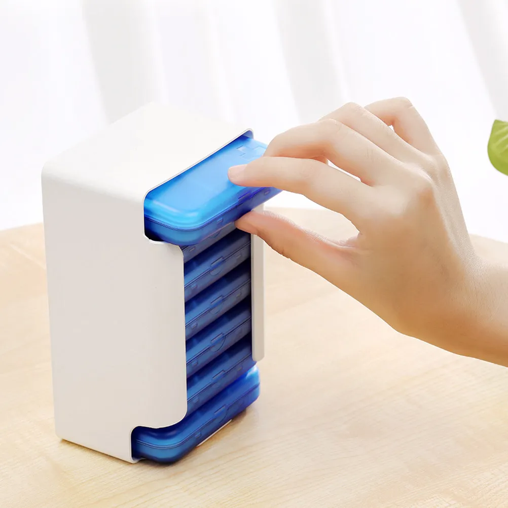 

1 set 7 Layers 42 Compartments Travel Pill Organizer Case Portable Medicine Storage Box For Tablets Capsules Dustproof Container