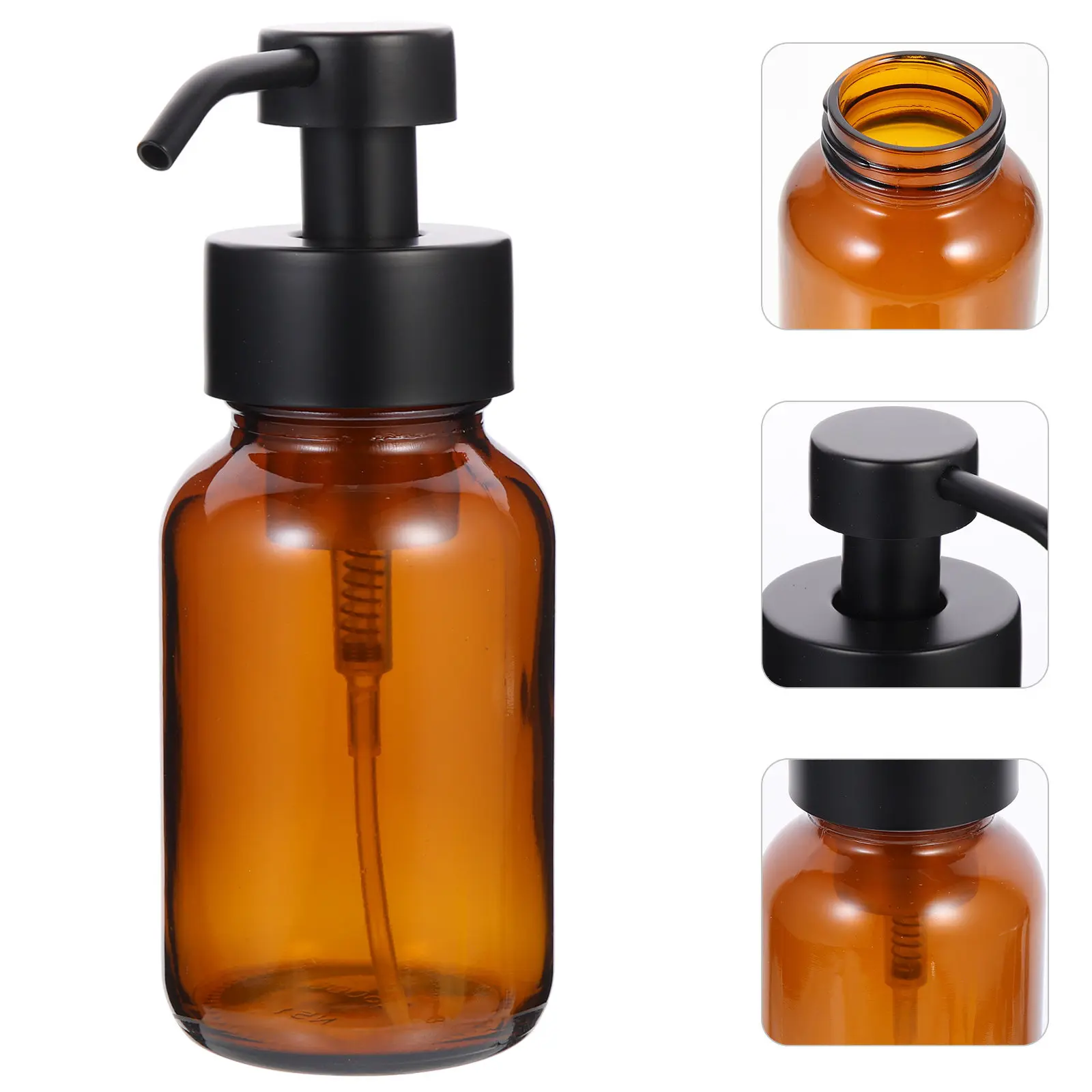 

Manual Sink Soap Dispenser Press Pump Liquid Hand Press Style Kitchen Bathroom Soap Pump Bottle for Shampoo Lotion Shower Gel