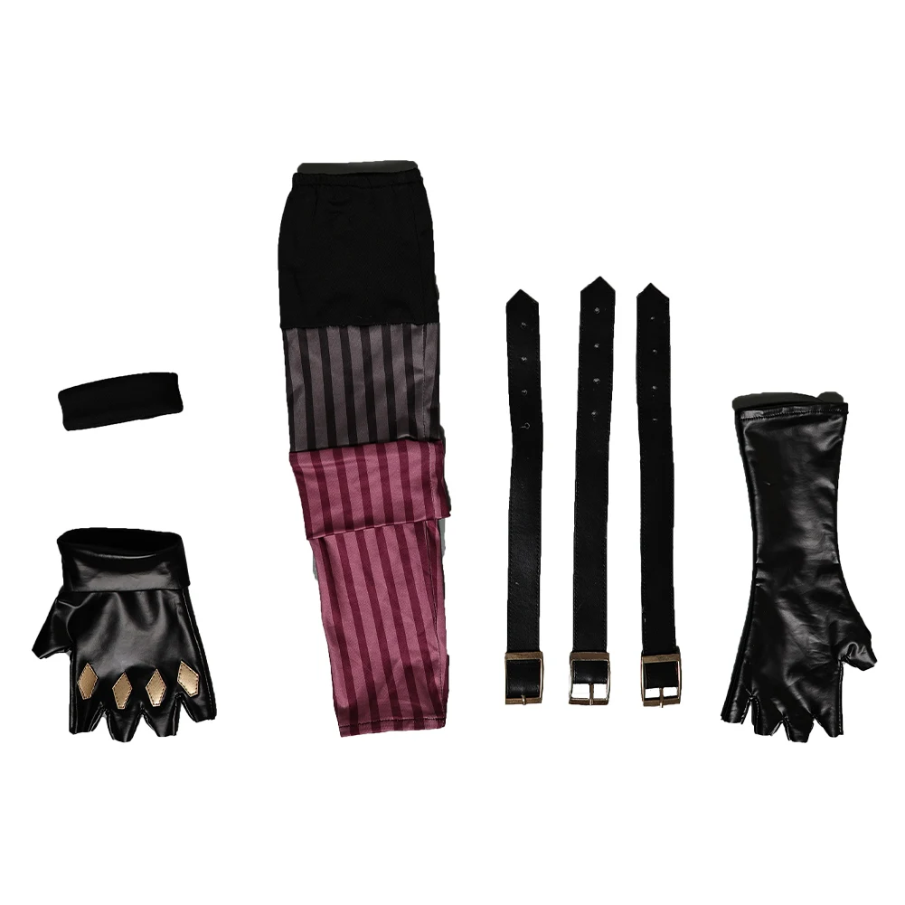 Arcane Jinx Cosplay Fantasia Kostüm Zubehör Die Lose Kanone Handschuh Gürtel Verkleidung Mädchen Frauen Erwachsene Halloween Karneval Requisiten