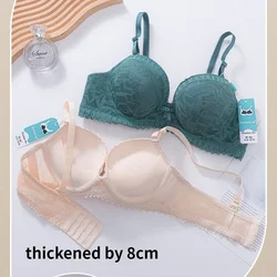 Female underwear  Small Bra Without Steel Ring, Thickened Underwear Sexy bra Extra Thick 12cm Bra Side Breast