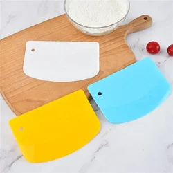 Dough Scraper Spatula Easy To Store Silicone Material Cake Cream Baked Bread Household Smooth Edge Spatula Baking Pastry Tools