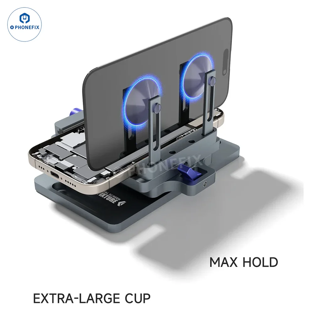 Mechanic CP8 Mobile Phone LCD Screen Removal Fixture Back Cover Glass Separator with Side-Hanging Suction Cup Rotating Clamp