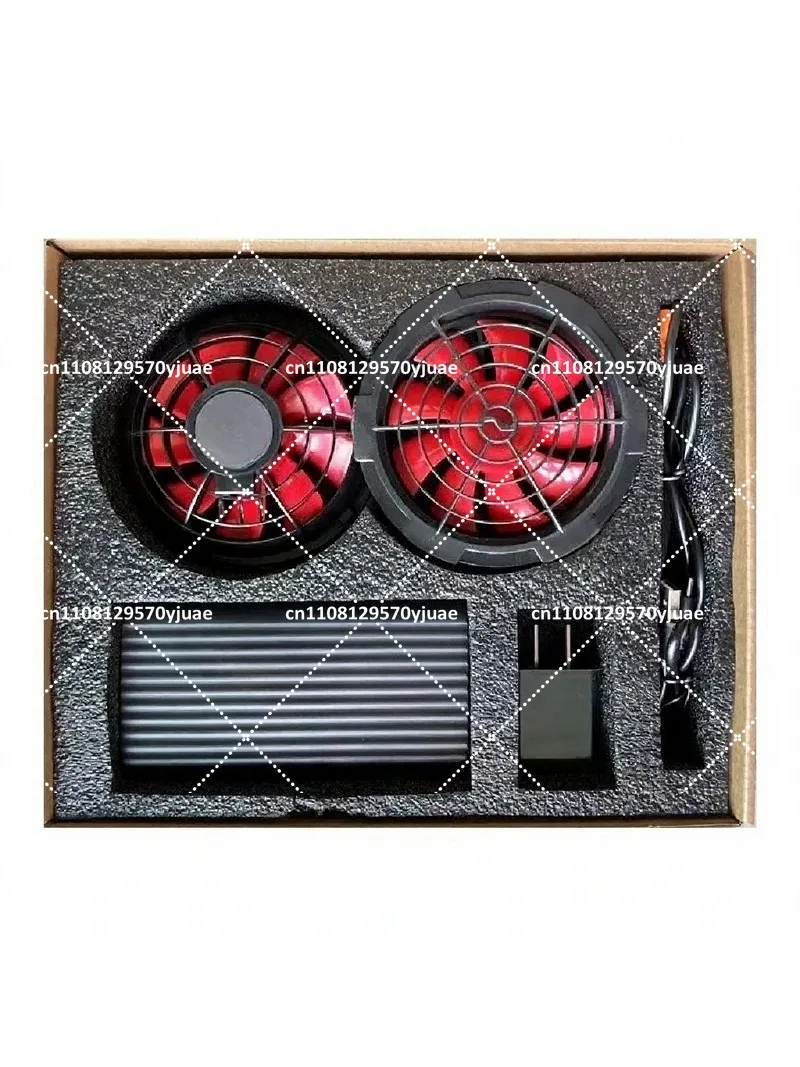 Air Conditioning Clothing Fan - High-Power Brushless, Waterproof, Rechargeable Cooling Fan for Outdoor Work