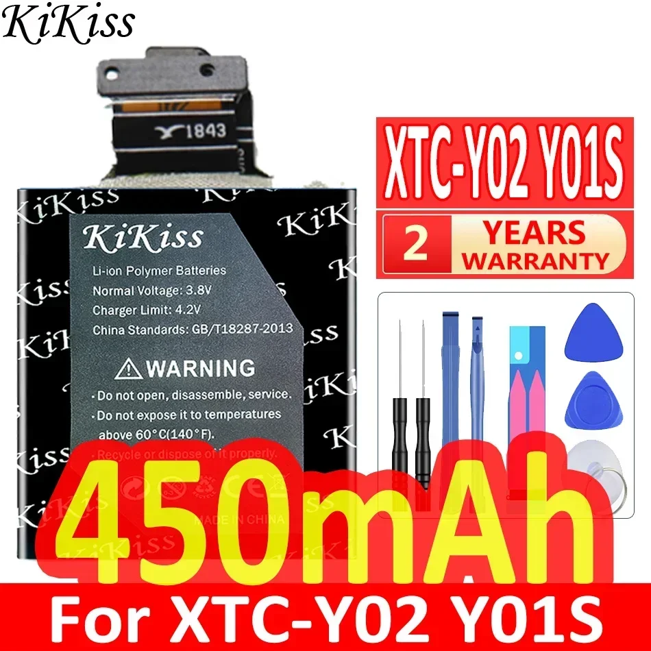 

Premium Replacement Smart Wearable Device Battery 450mAh For Xtc-Y02 Y01S Smart Watch Reliable Power Supply