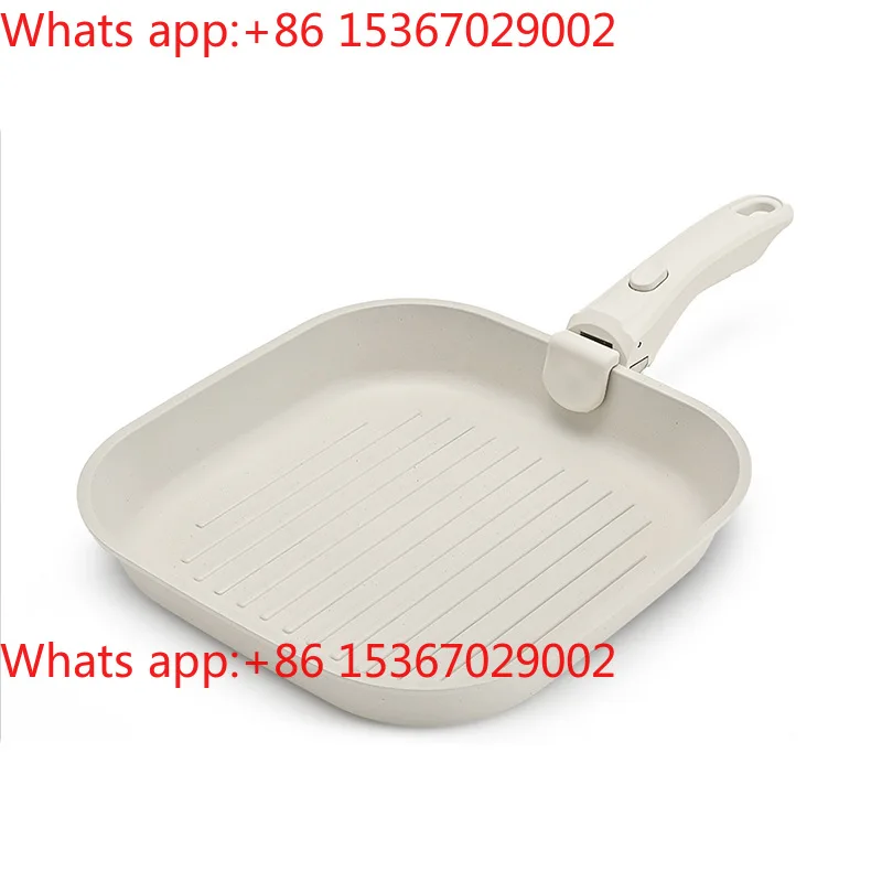 

Removable, handle, non stick pan, household, pot, wheat rice, flat bottom